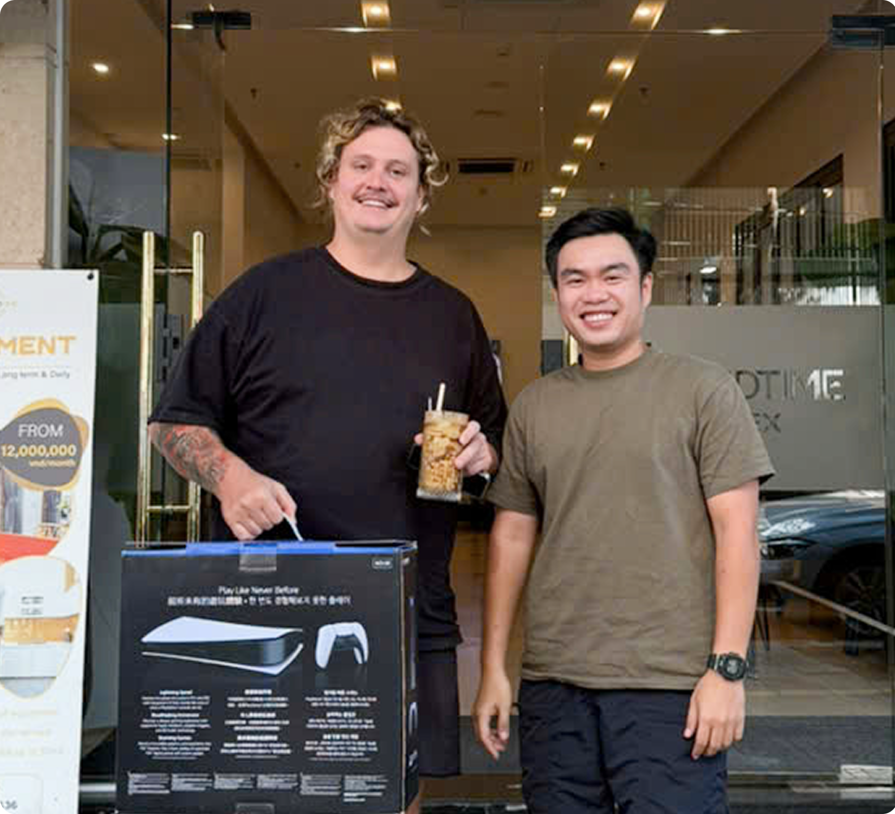 Happy customer with PS5 rental
